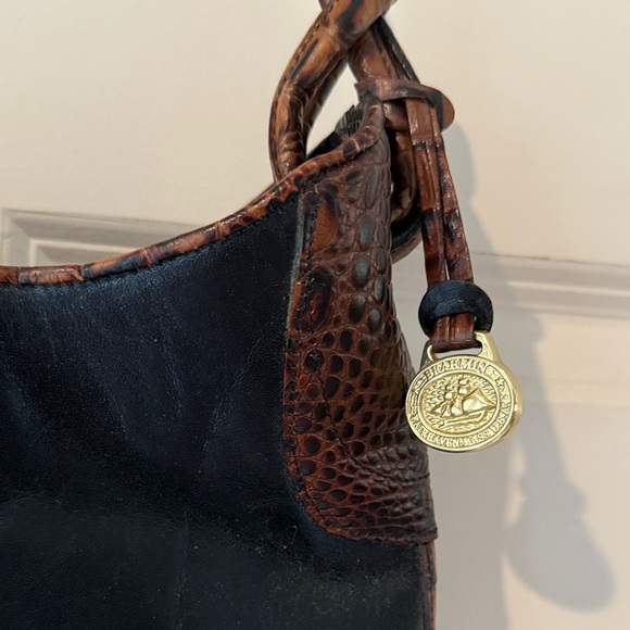 Brahmin Black and Brown Shoulder Bag - Picture 3 of 8